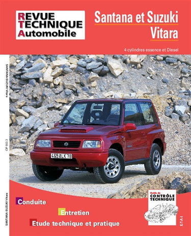 Couverture de Revue technique automobile, n° 553.3. Vitara essence et diesel 90-97