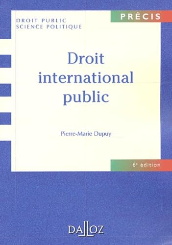 Droit international public, 6e édition