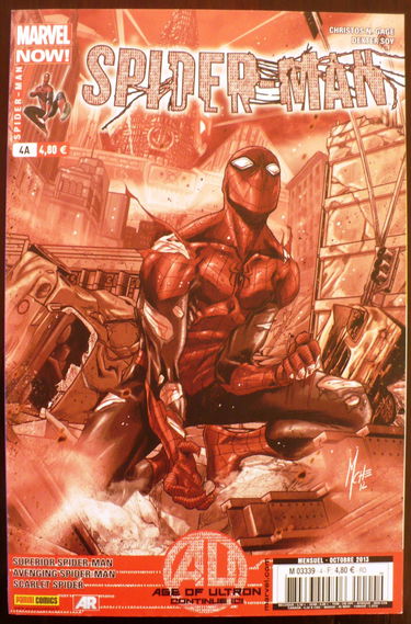 SPIDER-MAN N°4A (scenario catastrophe, la force de l'esprit, tisseurs de toile, de l'electricite dans l'air, au milieu des loup)