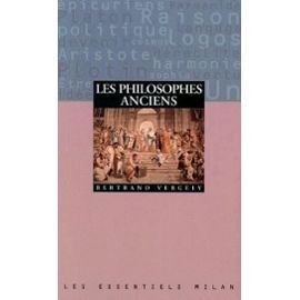 Les philosophes anciens