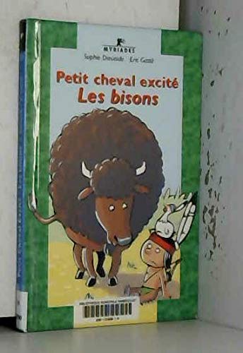 Petit cheval excité, les bisons