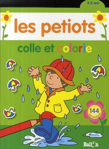 Les petiots : colle et colorie, 4-5 ans : vert