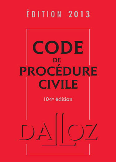 Code de procédure civile 2013