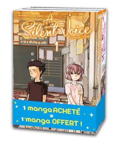 A silent voice : pack offre découverte tome 1 et tome 2