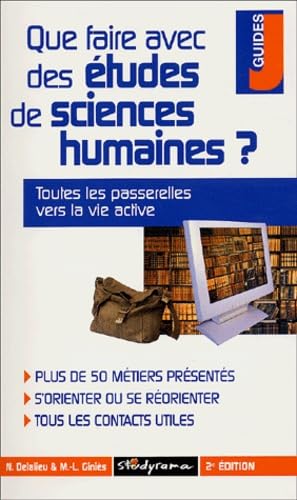 Que faire avec des étude de sciences humaines ?
