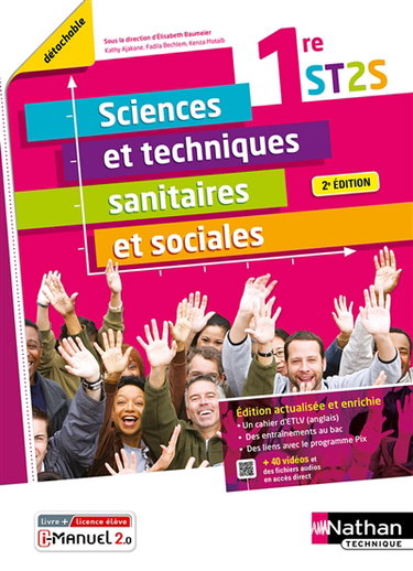 Couverture de Sciences & techniques sanitaires et sociales, 1re ST2S