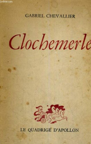 Couverture de CLOCHEMERLE - SIX CENTIEME EDITION - LE QUADRIGE D'APOLLON