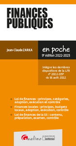 Finances publiques : 2022-2023