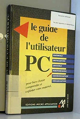 Le Guide de l'utilisateur PC