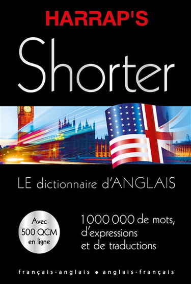 Couverture de Harrap's shorter : le dictionnaire d'anglais : français-anglais, anglais-français