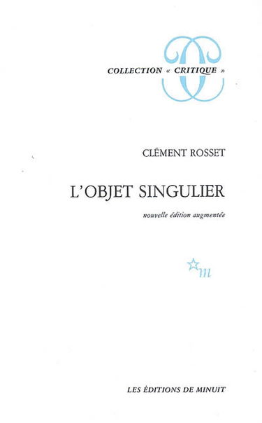 L'objet singulier