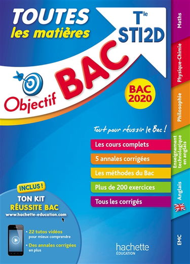Toutes les matières terminale STI2D : bac 2020
