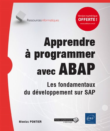 Couverture de Apprendre à programmer avec ABAP : les fondamentaux du développement sur SAP (avec exercices et corrigés)