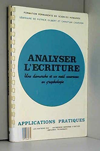 Analyser l'écriture