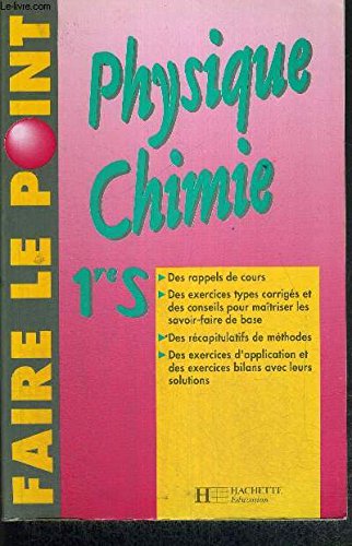 Physique chimie 1re S