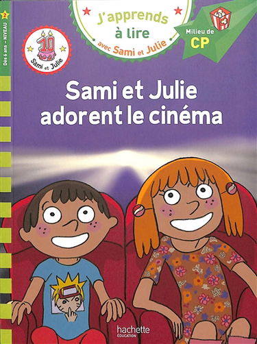 Sami et Julie adorent le cinéma : milieu de CP, niveau 2