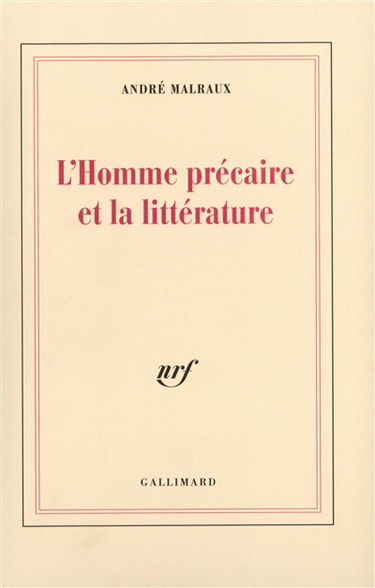 L'Homme précaire et la littérature
