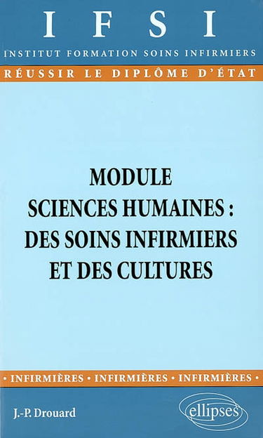 Module sciences humaines : des soins infirmiers et des cultures