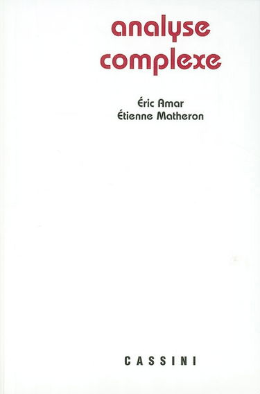 Analyse complexe