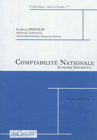 Comptabilité nationale : économie descriptive