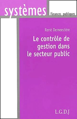 Le contrôle de gestion dans le secteur public