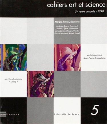 Cahiers art et science, n° 5. Marges, limites, frontières. 1