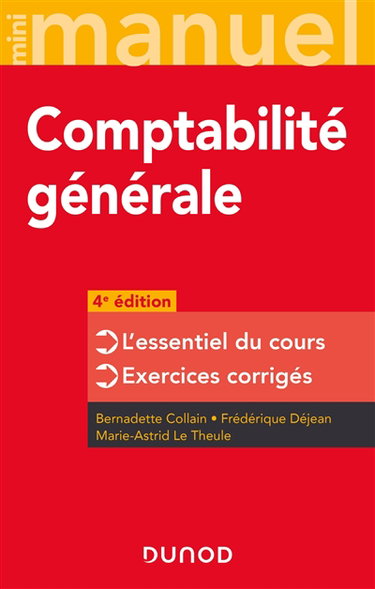 Couverture de Comptabilité générale : l'essentiel du cours, exercices corrigés