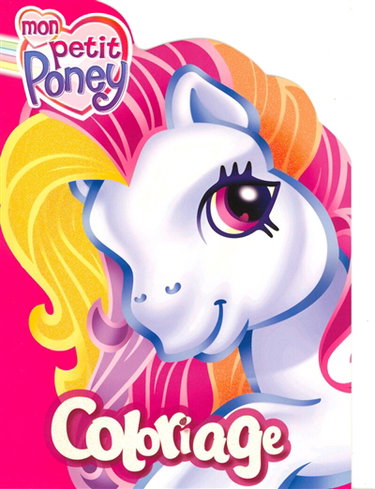 Couverture de Coloriage mon petit poney (visuel rose)