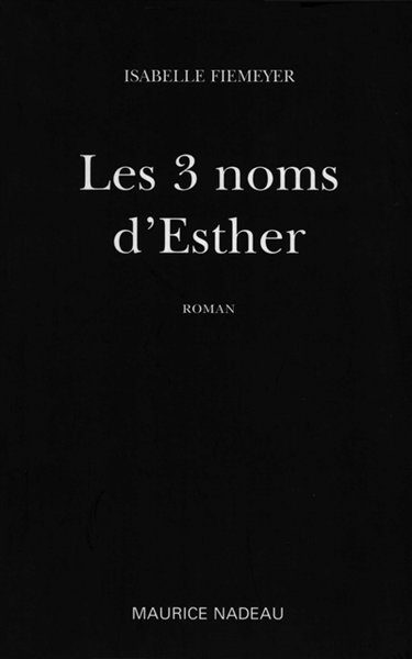 Les 3 noms d'Esther