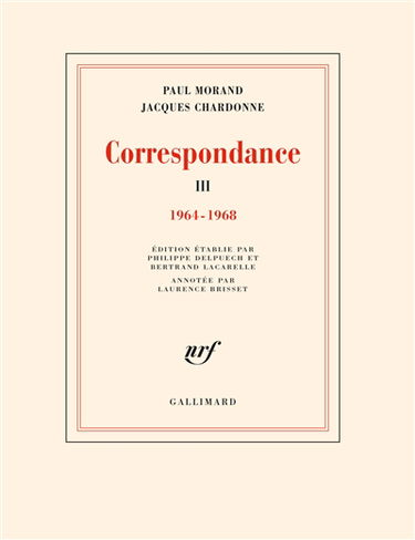 Correspondance. Vol. 3. 1964-1968
