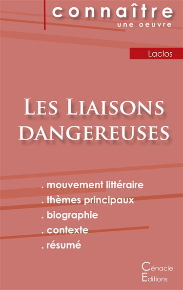 Fiche de lecture Les Liaisons dangereuses de Choderlos de Laclos (Analyse littéraire de référence et résumé complet)