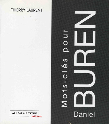 Couverture de Mots-clés pour Daniel Buren