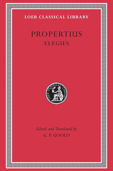 Couverture de Propertius: Elegies