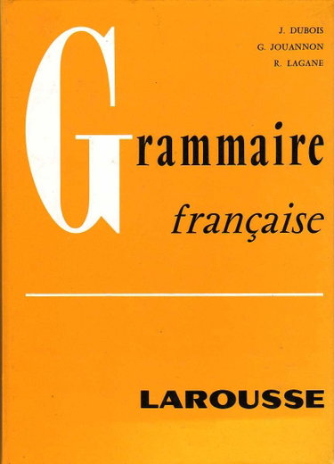 Couverture de Grammaire Francaise