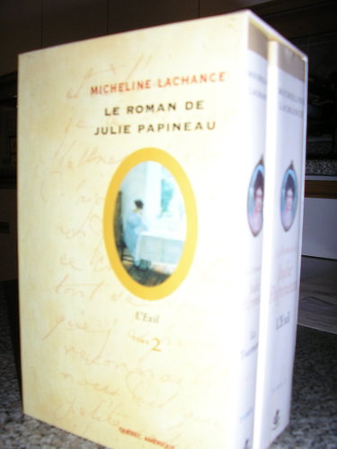 Couverture de Le Roman de Julie Papineau Coffret 2 Tomes