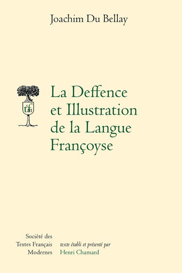 Couverture de Deffence et illustration de la langue françoyse