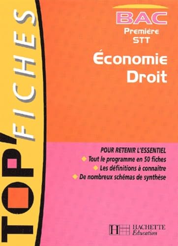Economie droit, 1re STT
