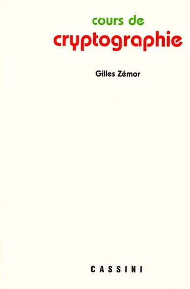 Cours de cryptographie