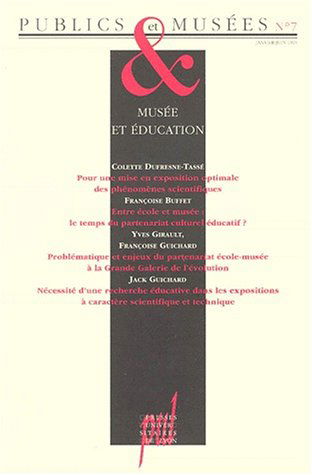 Publics et musées, n° 7. Musée et éducation