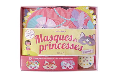 Masques de princesses à décorer