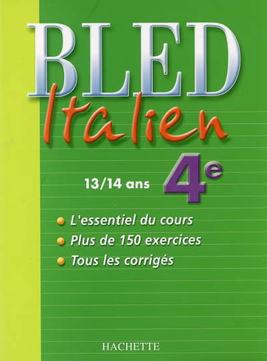 Bled italien 4e, 13-14 ans