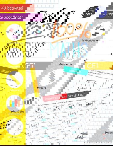Défis 100% maths CE1