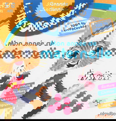 Mon année de maternelle grande section 100 % effaçable, 5-6 ans