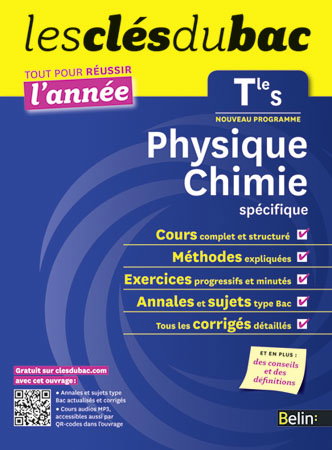 Physique chimie terminale S, enseignement spécifique : nouveau programme