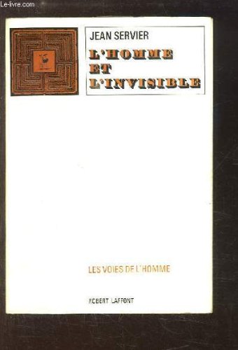 Couverture de L'homme et l'invisible. paris, 1964
