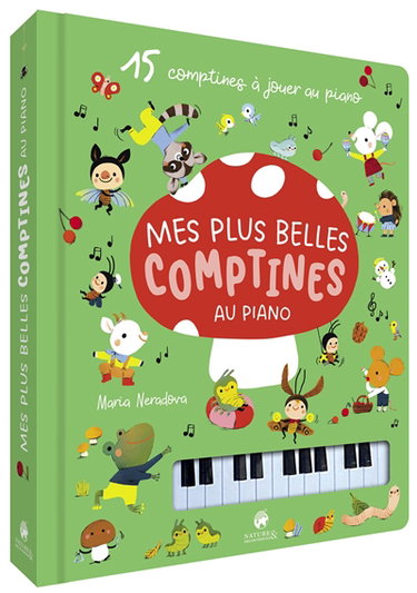 Couverture de Mes plus belles comptines au piano : 15 comptines à jouer au piano