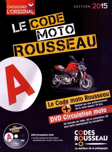 Le code Rousseau de la route moto : le code moto Rousseau + DVD Circulation moto