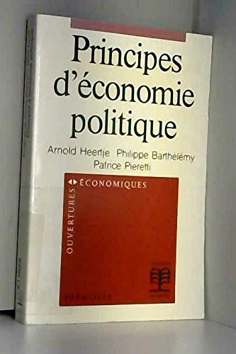 Principes d'économie politique