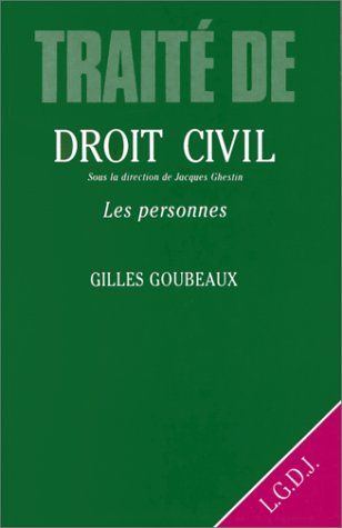 Traité de droit civil. Les Personnes