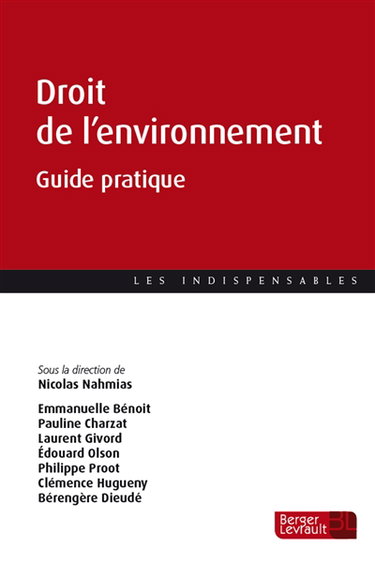 Couverture de Droit de l'environnement : guide pratique